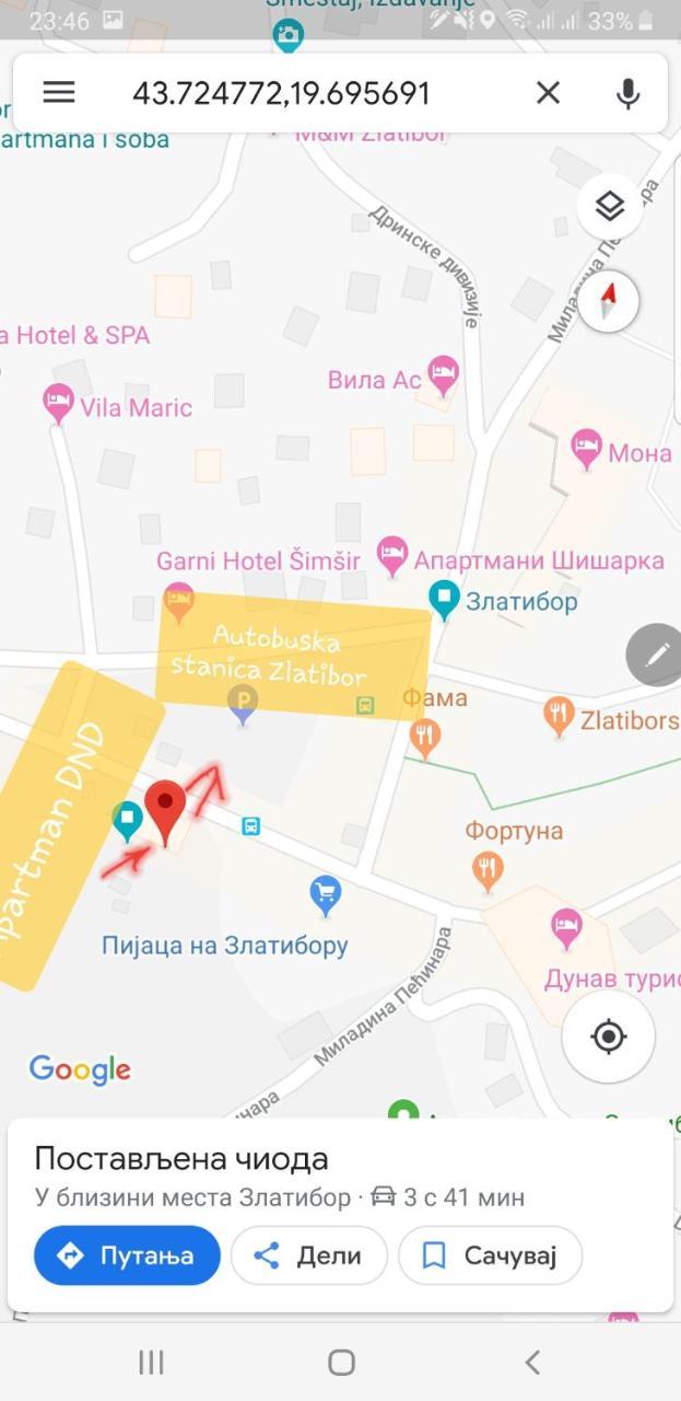 Apartman Dnd Zlatibor Sa Garazom Esterno foto